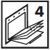 Simbolo quattro vetri termoriflettenti